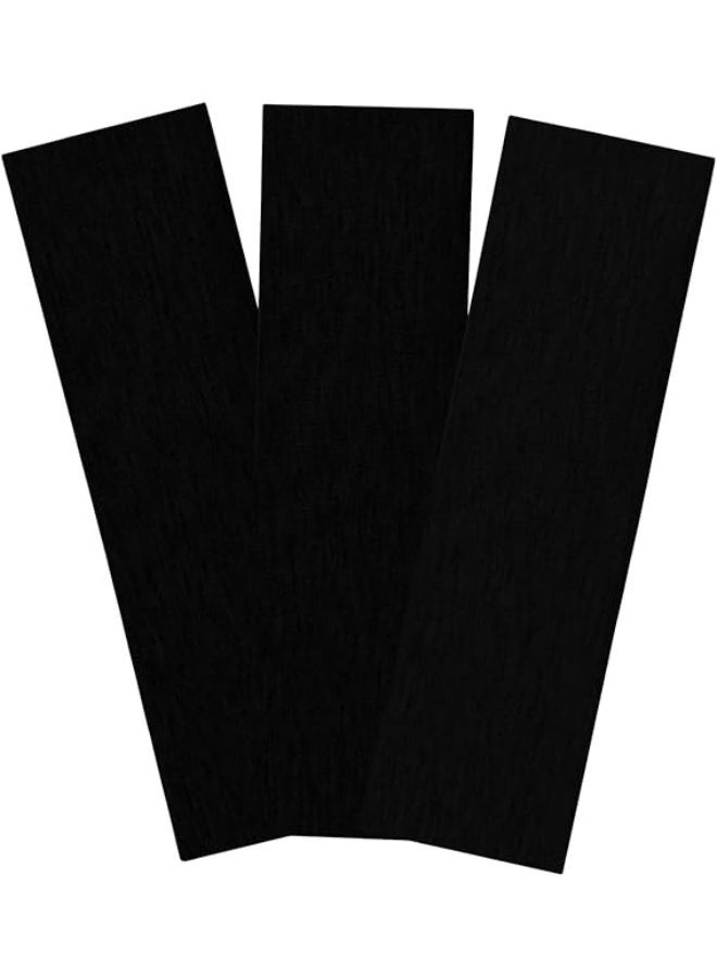 ٣ عصابات رأس رياضية قطنية باللون الأسود – ناعمة وتمتص العرق للنساء والرجال، مثالية للجيم والجري والتنس واليوغا - Image 2